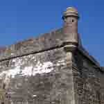 The Castillo was built 1672-1695 to protect St. Augustine. The Castillo was built 1672-1695 to protect St. Augustine.