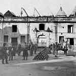 Union soldiers at the Castillo de San Marcos, then called Fort Marion.