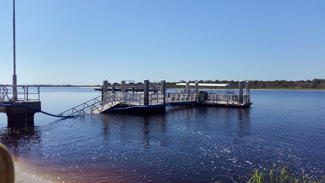 Visitor Center Dock after Irma