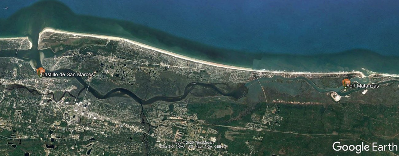 Satellite Photo of St. Augustine Area