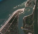 Matanzas inlet aerial view