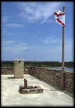 Solders on lookout duty had a good view of the surrounding area from the observation deck or roof.