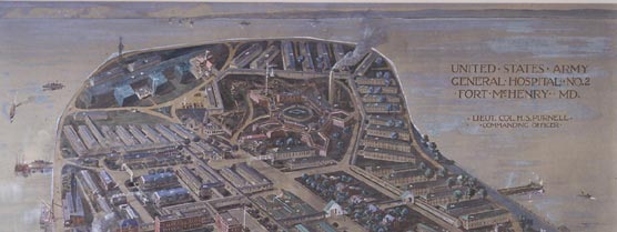 Early image of U.S. Army Hospital No. 2 - World War I