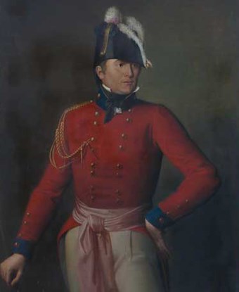 A painting of British General Robert Ross.