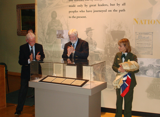 The unveiling of the original 1771 Bill of Sale document