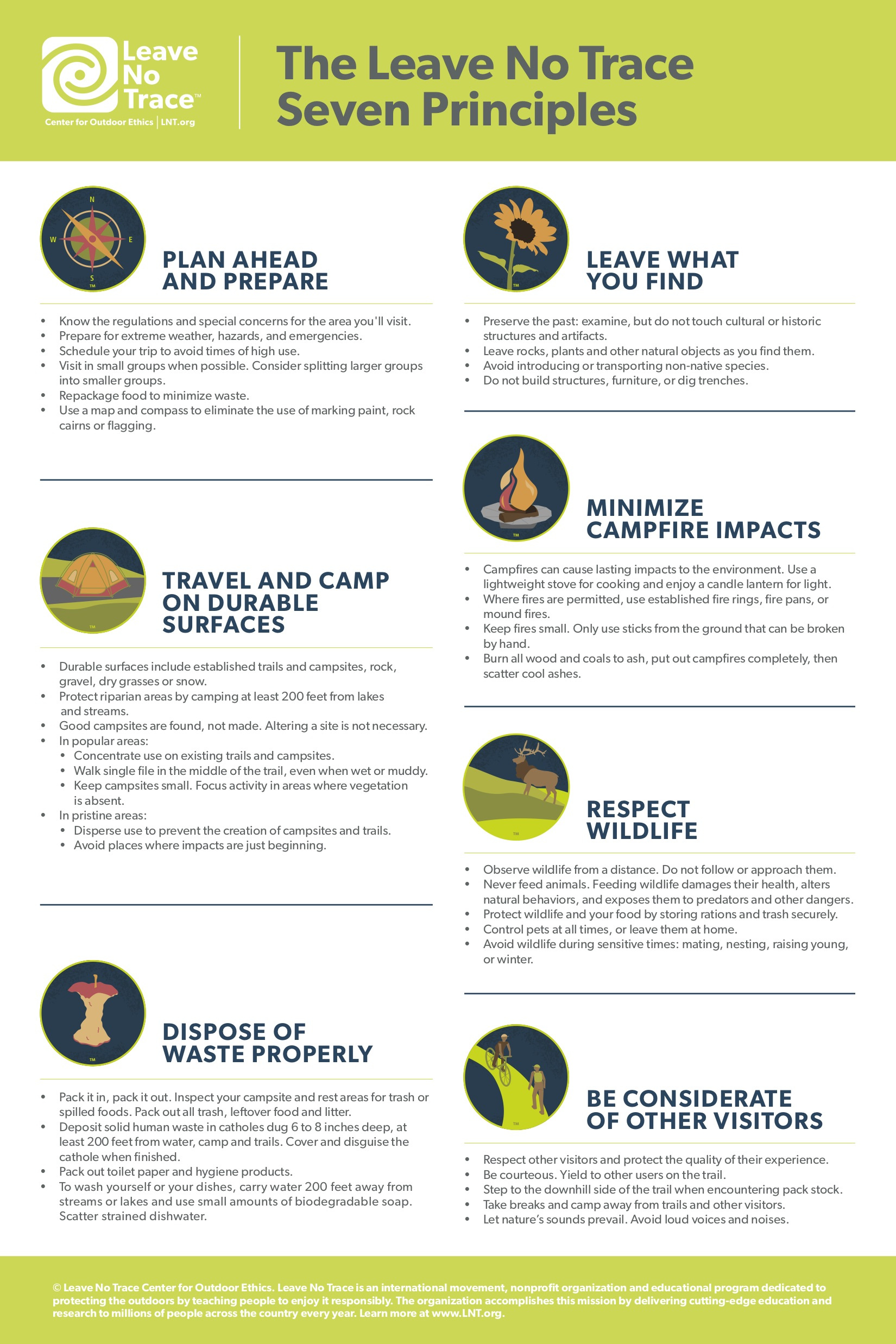 Seven Principles of Leave No Trace
