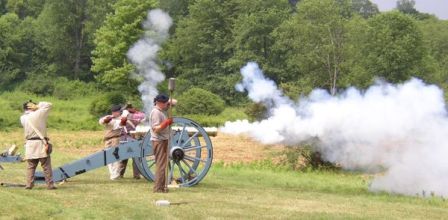 First Allies Artillery crew at Fort Necessity