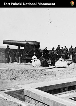 Fort Pulaski Civil War Trading Card