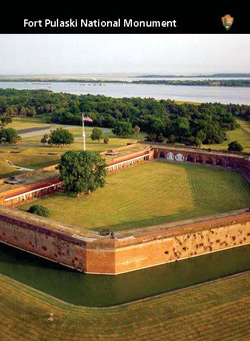 Fort Pulaski Civil War Trading Card