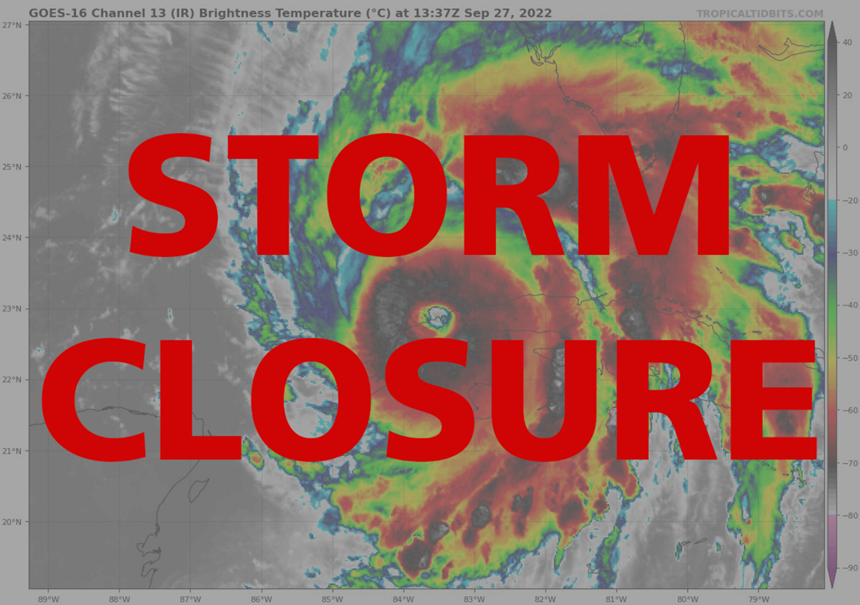 Picture1 A storm closure graphic