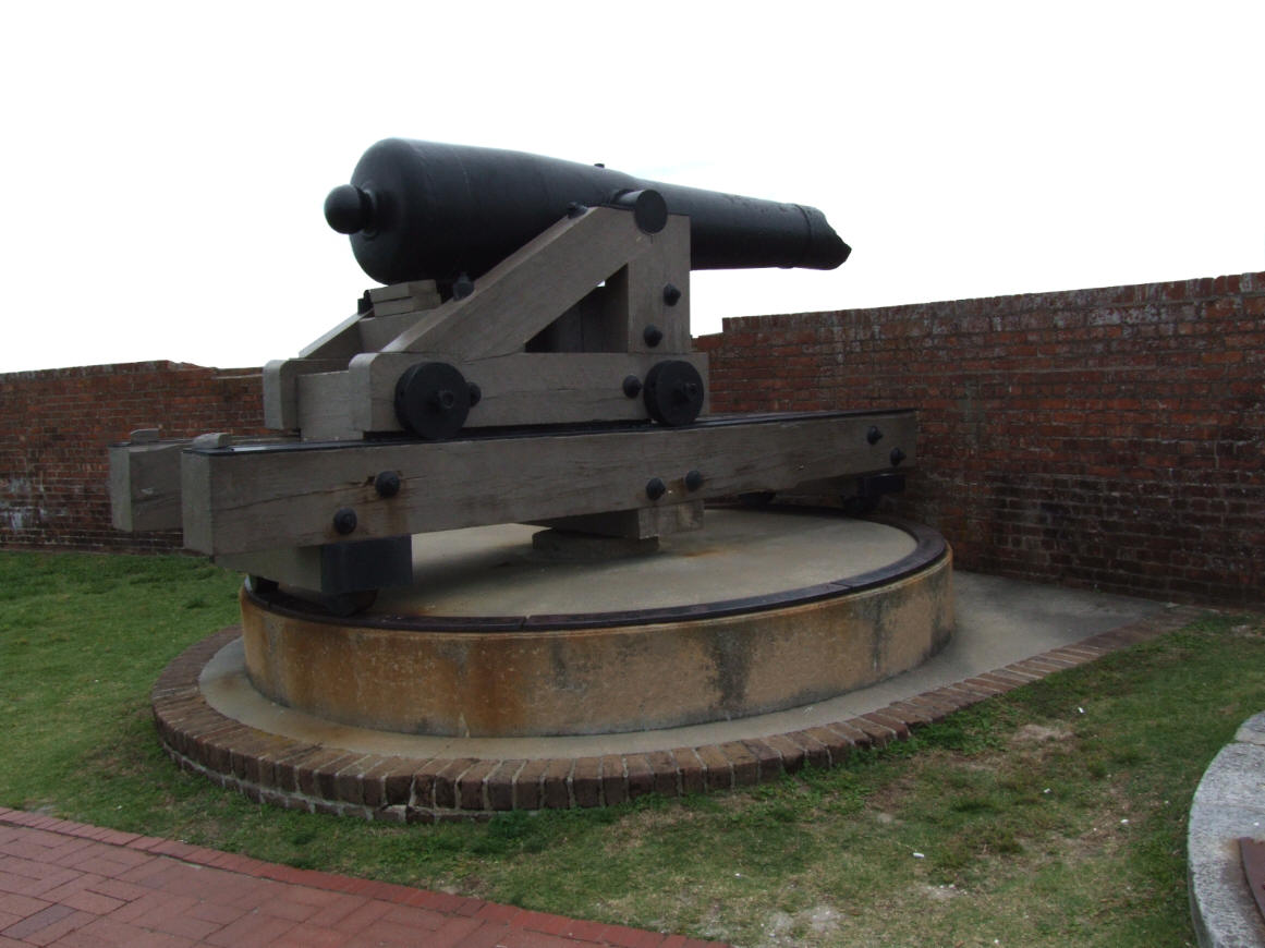 Historic Columbiad Gun at Fort Pulaski Historic Columbiad Gun at Fort Pulaski