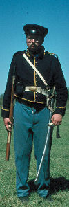 Dragoon in Fatigue Uniform
