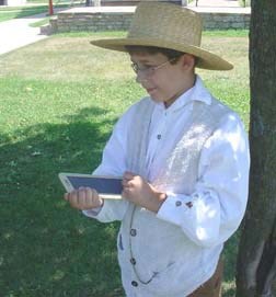 Child with Writing Slate