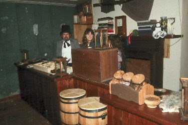 Reenactors representing sutler and wife