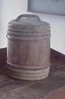 Keg Containing Flour Keg Containing Flour