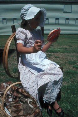 Child Sewing