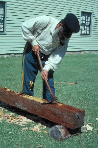 Hewing Log Hewing Log