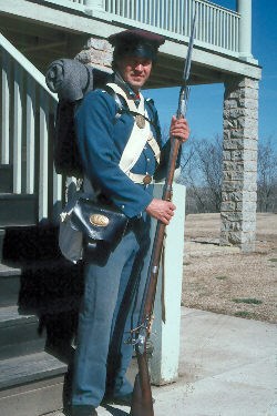 Infantry Soldier at Fort Scott Infantry Soldier at Fort Scott