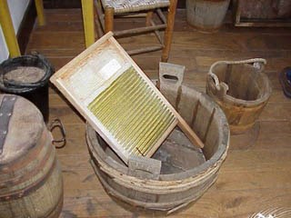 Washboard and Bucket