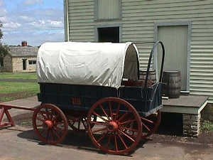 Freight Wagon at Fort Scott
