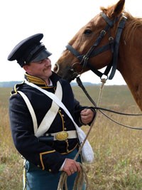 soldier and horse