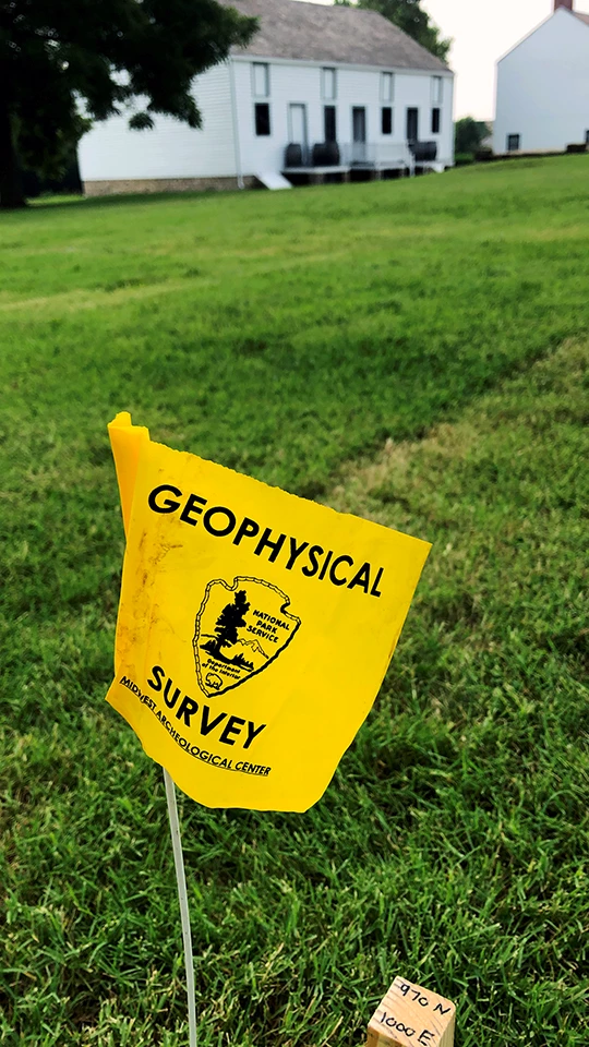 Yellow Geophysical Survey Flag Yellow Geophysical Survey Flag