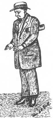 Judge Parker as he appeared in political cartoon in Fort Smith newspaper in May 1884 Judge Parker as he appeared in political cartoon in Fort Smith newspaper in May 1884