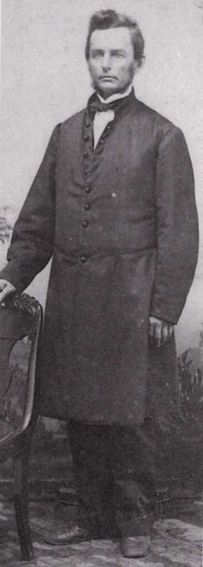 photograph of Francis Springer standing photograph of Francis Springer standing