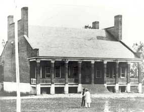 historic photo of barracks