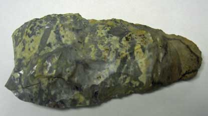 prehistoric flint hoe