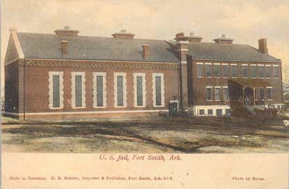 postcard showing jail wing on left and former courthouse building on right postcard showing jail wing on left and former courthouse building on right
