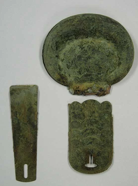 brass shoulder scale approximately 8 inches in length