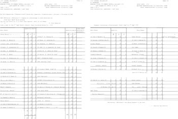 A typed sheet of paper with the transcriptions of the photo above.