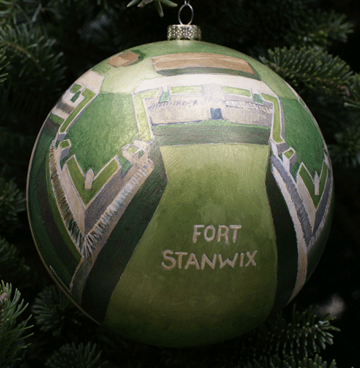 Fort Stanwix National Monument Ornament Displayed on the Official White