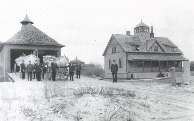 Photograph of Life Saving Station 1894