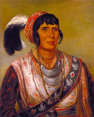 Painting of Osceola 1838 Painting of Osceola 1838