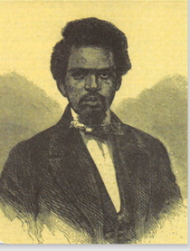 a picture of a black man, Robert Smalls, who escaped slavery using the Underground Railroad