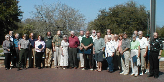Volunteers at Fort Sumter National Monument receive the 2006 Presidential Volunteer Award