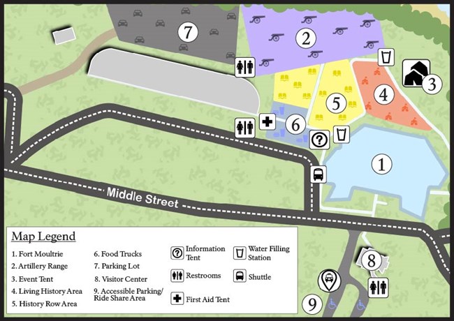 2026 Carolina Day Map for Socials