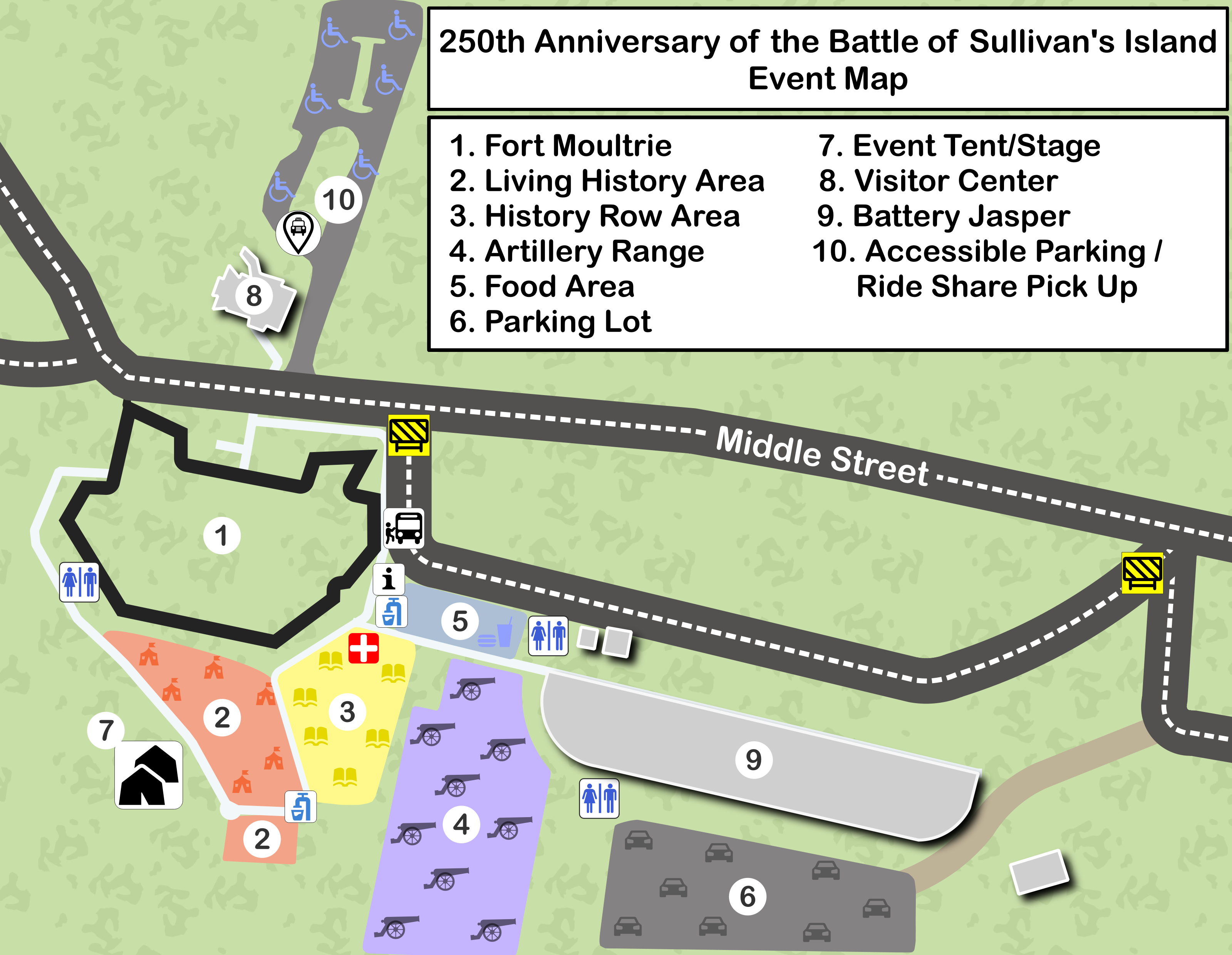 Carolina Day 2026 Event Map