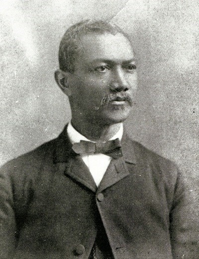 Bust photo of Alexander Augusta, middle aged mustached distinguished looking African American gentleman in 19th century suit