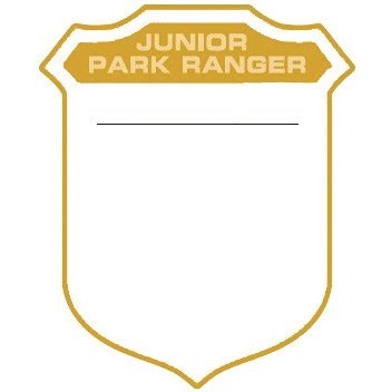 Junior Ranger Badge template blank