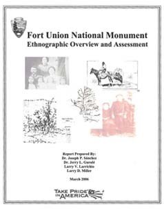 Cover page of Fort Union ethnographic study