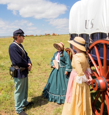 Living history personnel