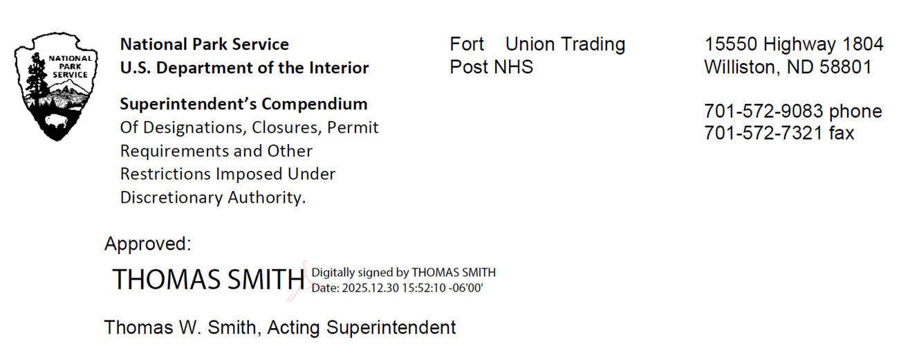 Signature of superintendent Thomas W. Smith.