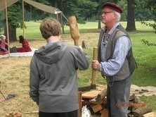 Wood working and carpentry were important skills taught by craftsmen.