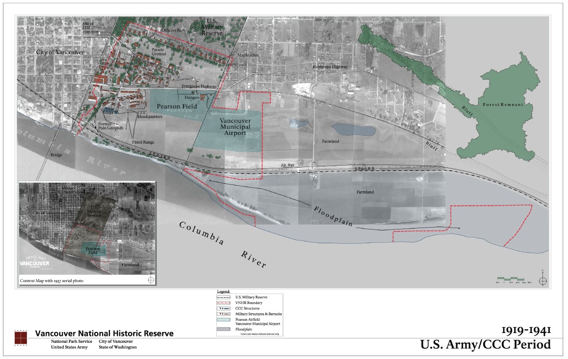 Image of landscape change from 1919 to 1941