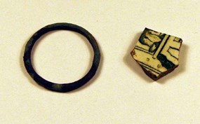 Artifacts found by 2006 Archaeology Field School