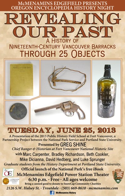 Poster advertising the June 25, 2013 presentation