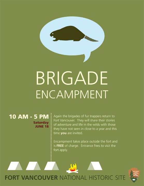 Poster for 2011 Brigade Encampment special event